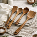 Teak Wood Kitchen Utensil Set