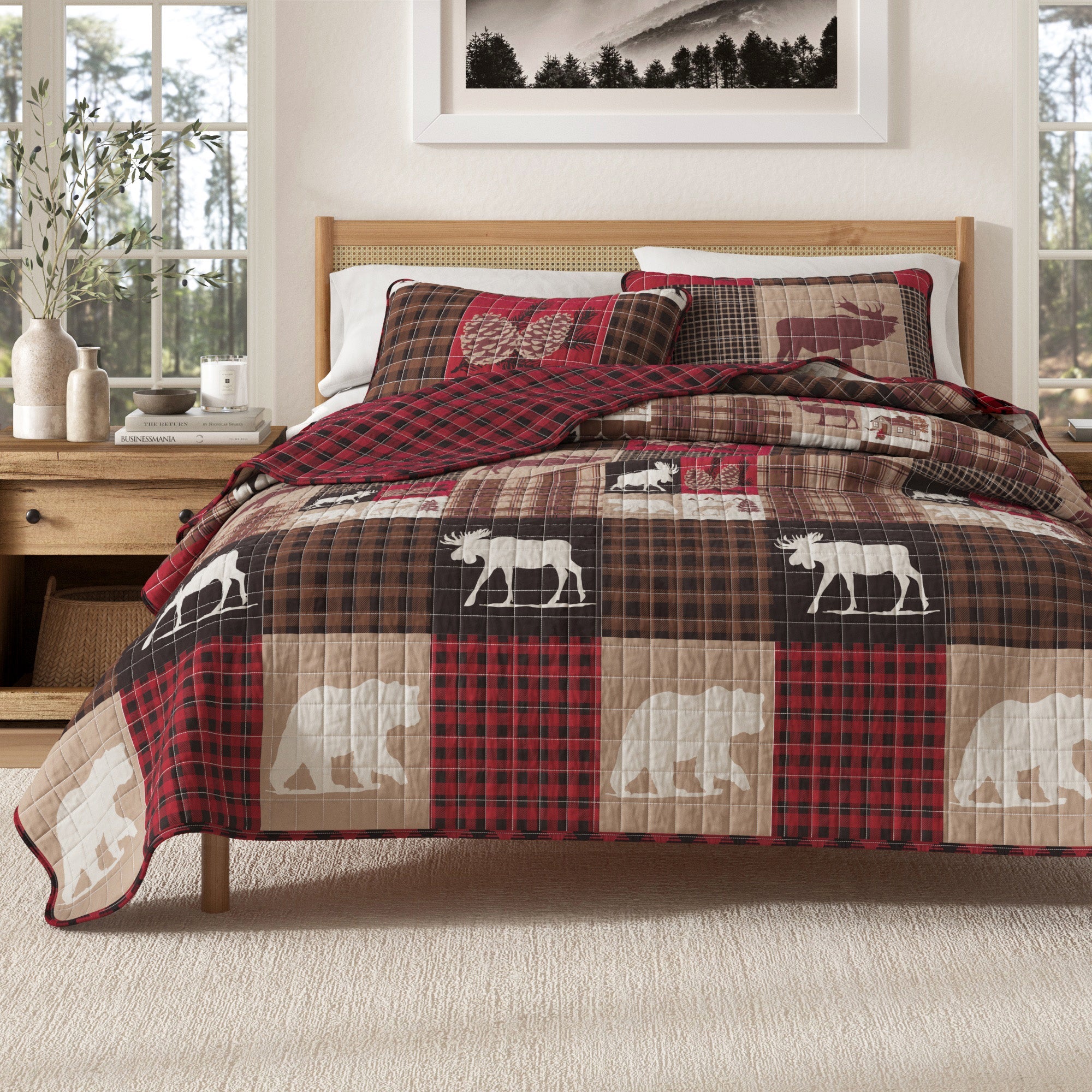 Rustic Landscape Quilt Set