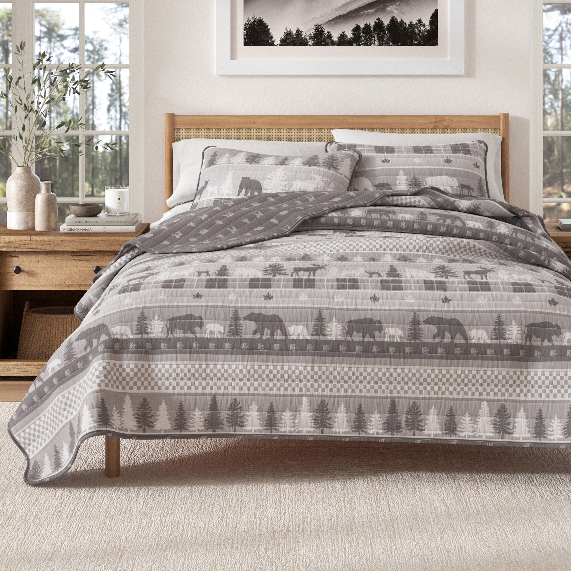 Rustic Landscape Quilt Set